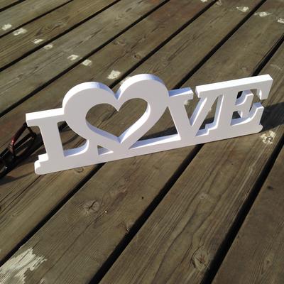 Hochzeit Große Größe LIEBE Ornamente Stereo Weiß Liebesbuchstaben Hochzeit Party Requisiten 30*12 CM Home Decor Zubehör