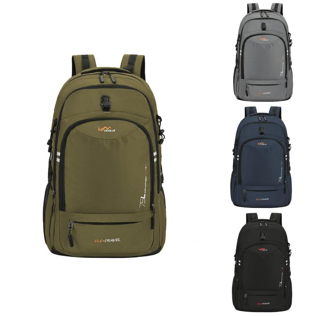 Zipper Capacity Large Schoolbag Outdoor Travel Bag Computer Unisex Backpack