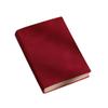 A6 Soft Leather Blank Notebook: Thick Student Planner & Retro Exam Prep Drawing Book