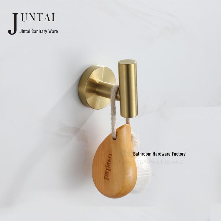 304 Stainless Steel Gold Bathroom Towel Rack Set