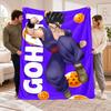 Dragon Ball Gohan Flannel Blanket Soft Throw Blanket Bed Sofa Cover Warm Home Decor Gift