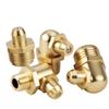 Yigu Brass Grease Fittings M6/M8/M10 Straight & 45° Angled Nipples, Connectors, Nozzles, Gun Accessories