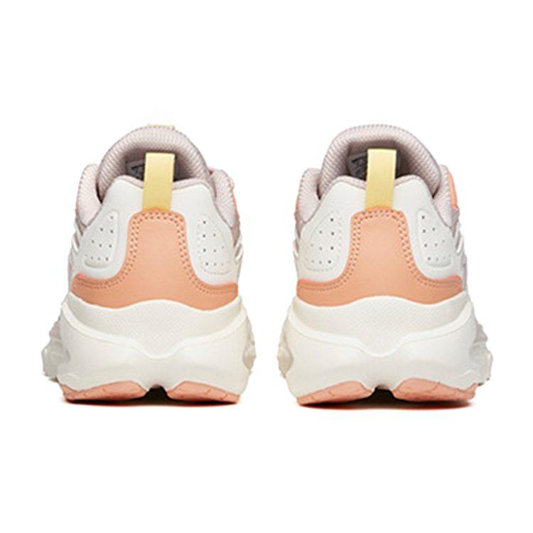 Anta Running Collection Breathable And Lightweight Low top Running Shoes Women's Gray White Pink 122115590-2
