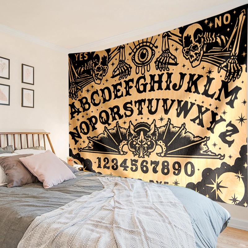 Spirit Board Divination Tapestry Room Decoration Wall Hanging for Living Room Bedroom, Dormitory, Birthday and Christmas Gifts