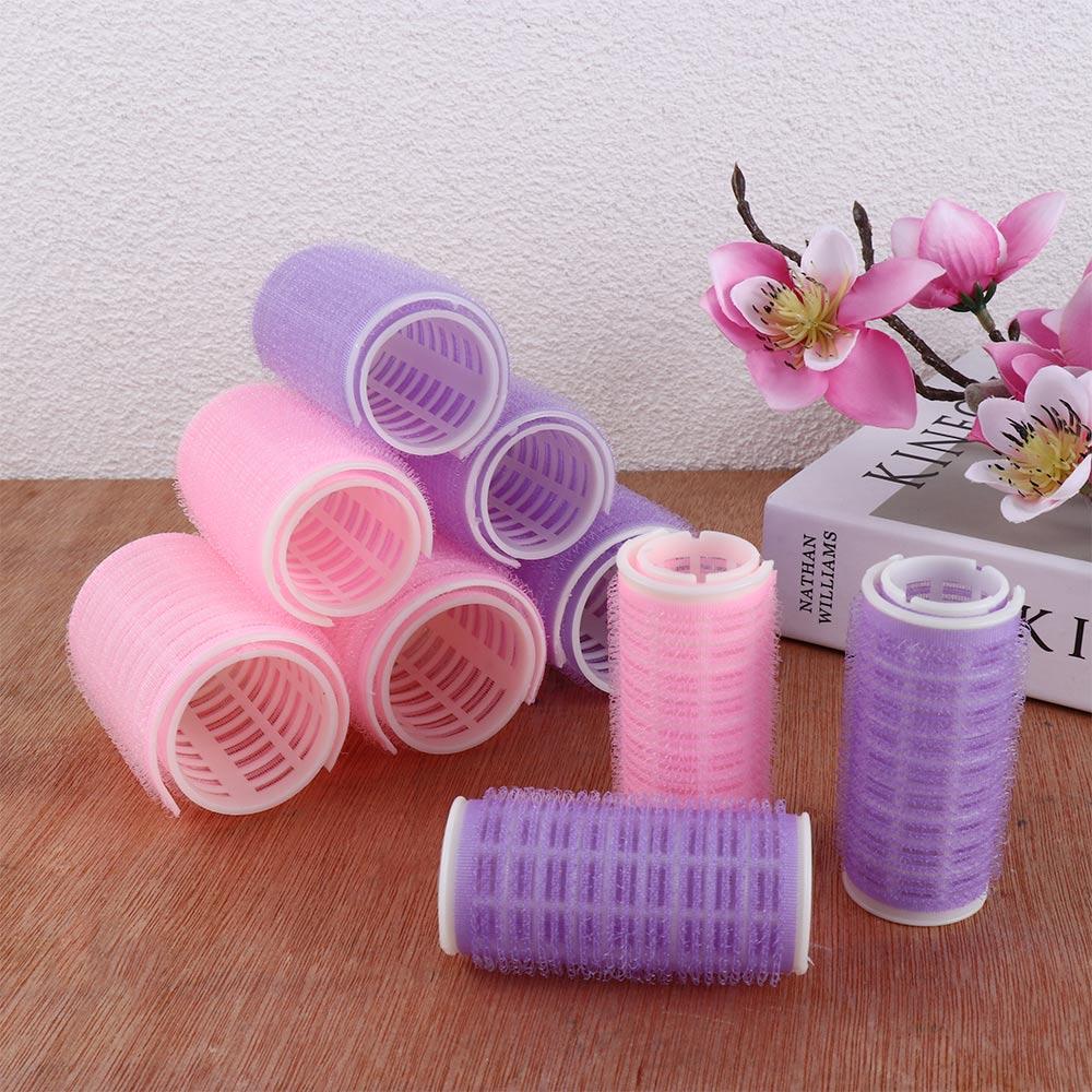 

Self-adhesive Fluffy Air Bangs 2-layer Bangs Clip Hair roller Women Hair Curler Lazy Bangs Roller S-purple