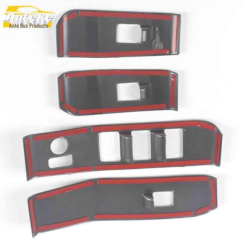 21 Crown Highlander Power Window Switch Decorative Frame & Glass Button Sequin Sticker