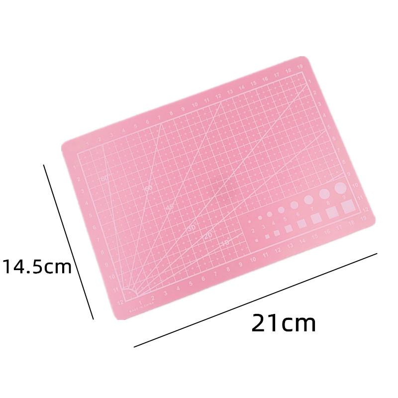 A3/A4/A5 DIY Grid Line Tool Pvc Rectangular Cutting Mat Plastic Patchwork Cut Pad Sewing Supplie