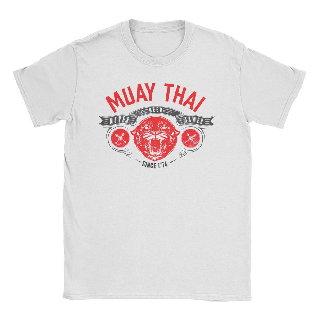 Men Women Thai Art Tigers Muay Thai T Shirts Cotton Clothes Funny Short Sleeve Round Collar Tees Unique TShirt