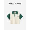 French Arielle De Pinto Boys' Short-Sleeved T-Shirt Summer Fashion New Stylish Children's Base Shirt