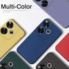 For Poco F6 Pro Case Square Liquid Silicone Phone Cases For Xiaomi Poco F6 Pro Shockproof Soft TPU Cover