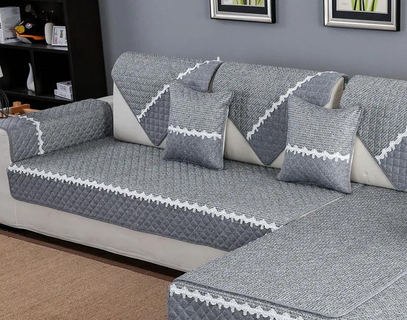 

Хлопково-льняная ткань, диван, сиденье, диван, однотонные секционные чехлы, диван-полотенце для гостиной, домашний угловой диван, полотенце 70X70cm 1pcs