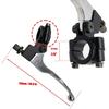 22mm Brake Lever Left Hand with Rear Brake Cable Compatible with Mini Bikes for