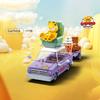 Non-Toxic Garfield Car Building Blocks City Magic Cartoon Cat Anime Figures Collection Dispaly Model Diy Bricks Toys For Kid Birthday Gift