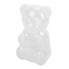 Large Plastic Bear Container Jar Clear Bear Gift Box Dispenser Fillable Candy Box for Birthday Party Favors
