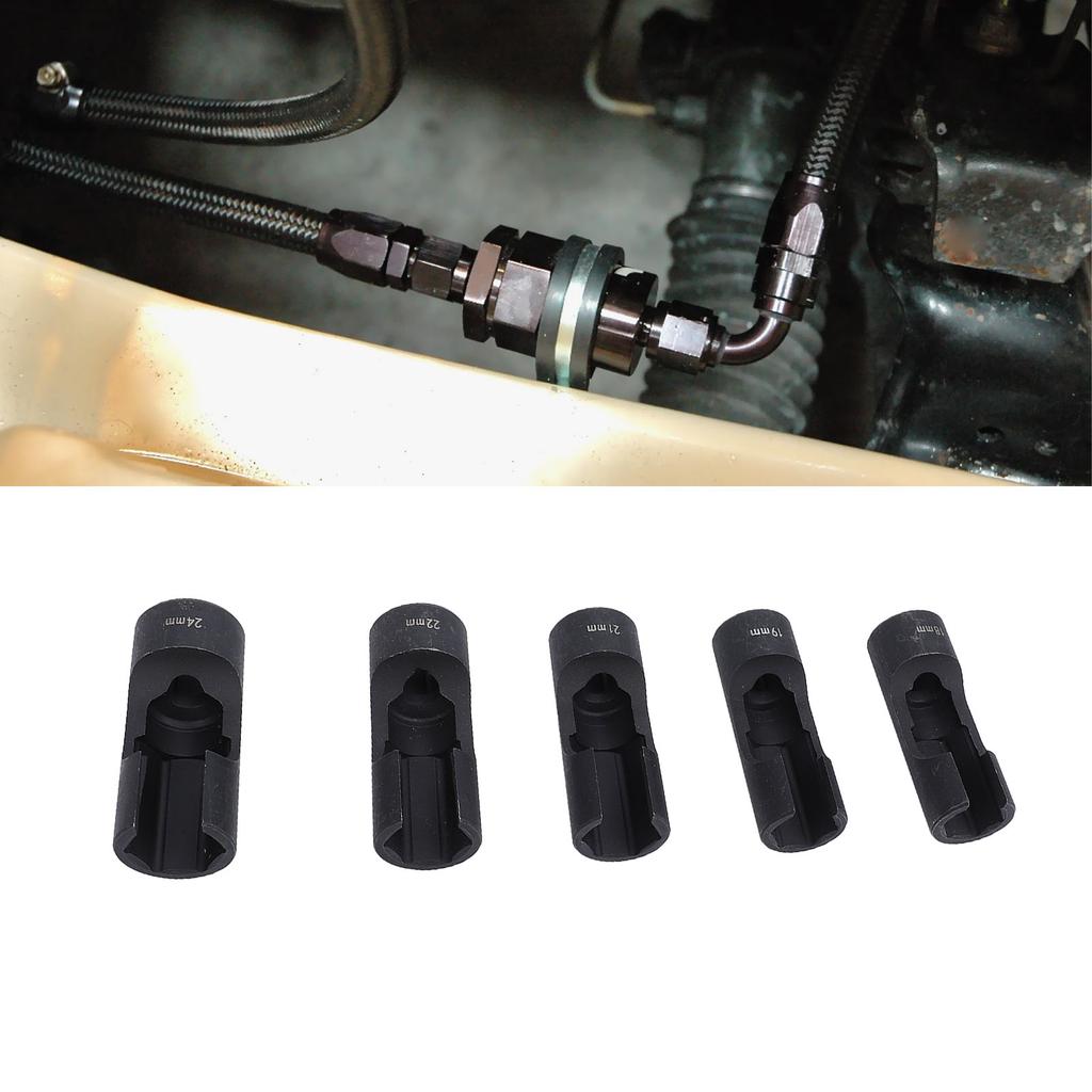 5PCS Suspension Strut Socket Tool CRV Steel 1Celsius2in Drive Strut Nut Socket Set for Removing and Replacing