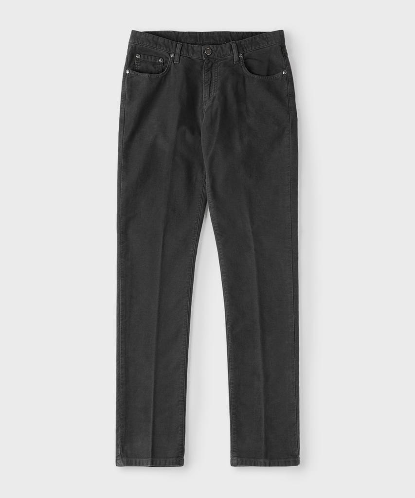 PANICALE Charcoal Regular Fit Classic Cotton Pants