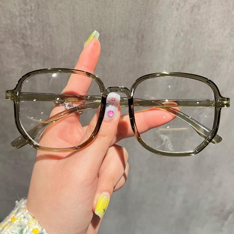 Anti-blue Light Glasses Slimming Polygonal Glasses Fashionable Bare Face Small Flat Light Glasses 819