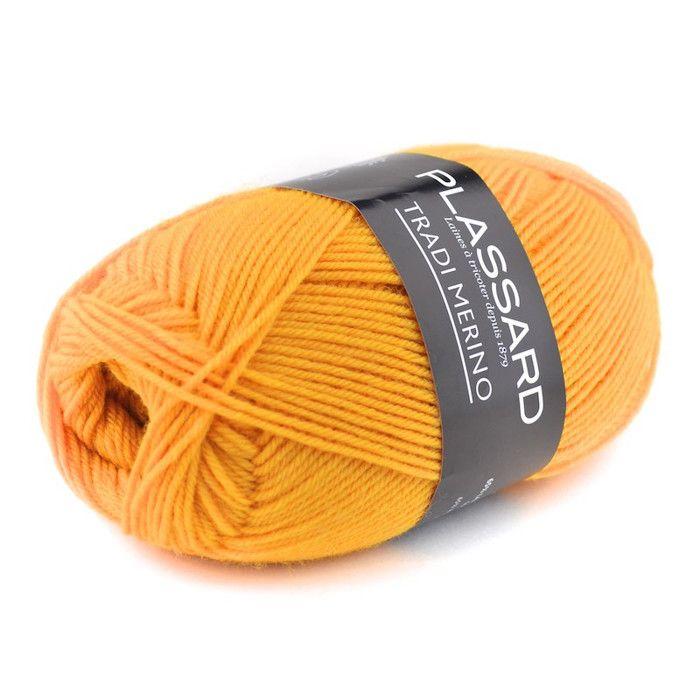 Wool Pull Tradi-Merino Plassard 43 Mustard Yellow