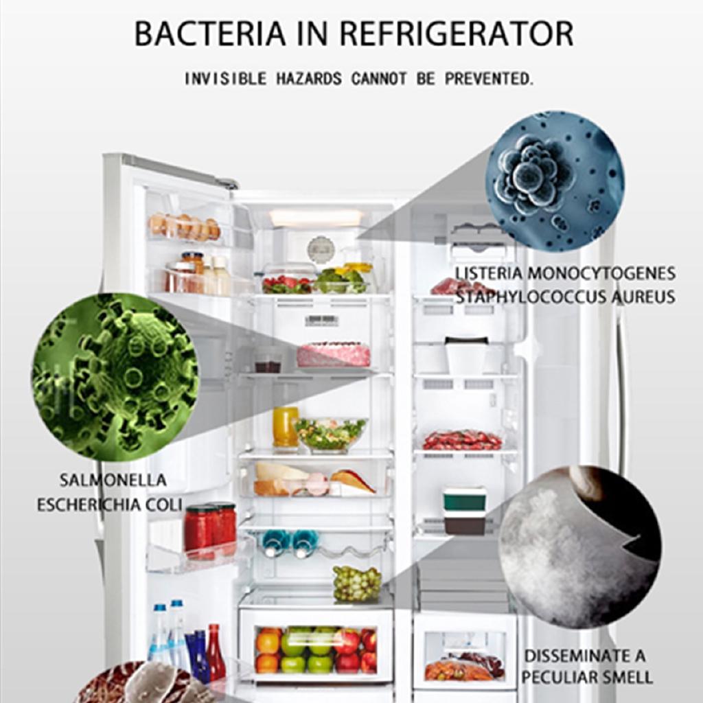 Mini Car Air Purifier Humidifier Ozone Generator Deodorizer Fridge Purification for Refrigerator Deodorizer Pet Home Toile