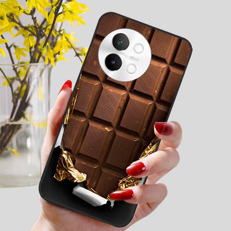 For Vivo V40 Lite 5G Case Fashion Soft Silicone Lovely Phone Cover for Vivo V 40 Lite V40Lite 5G Protect Back Cover TPU Coques