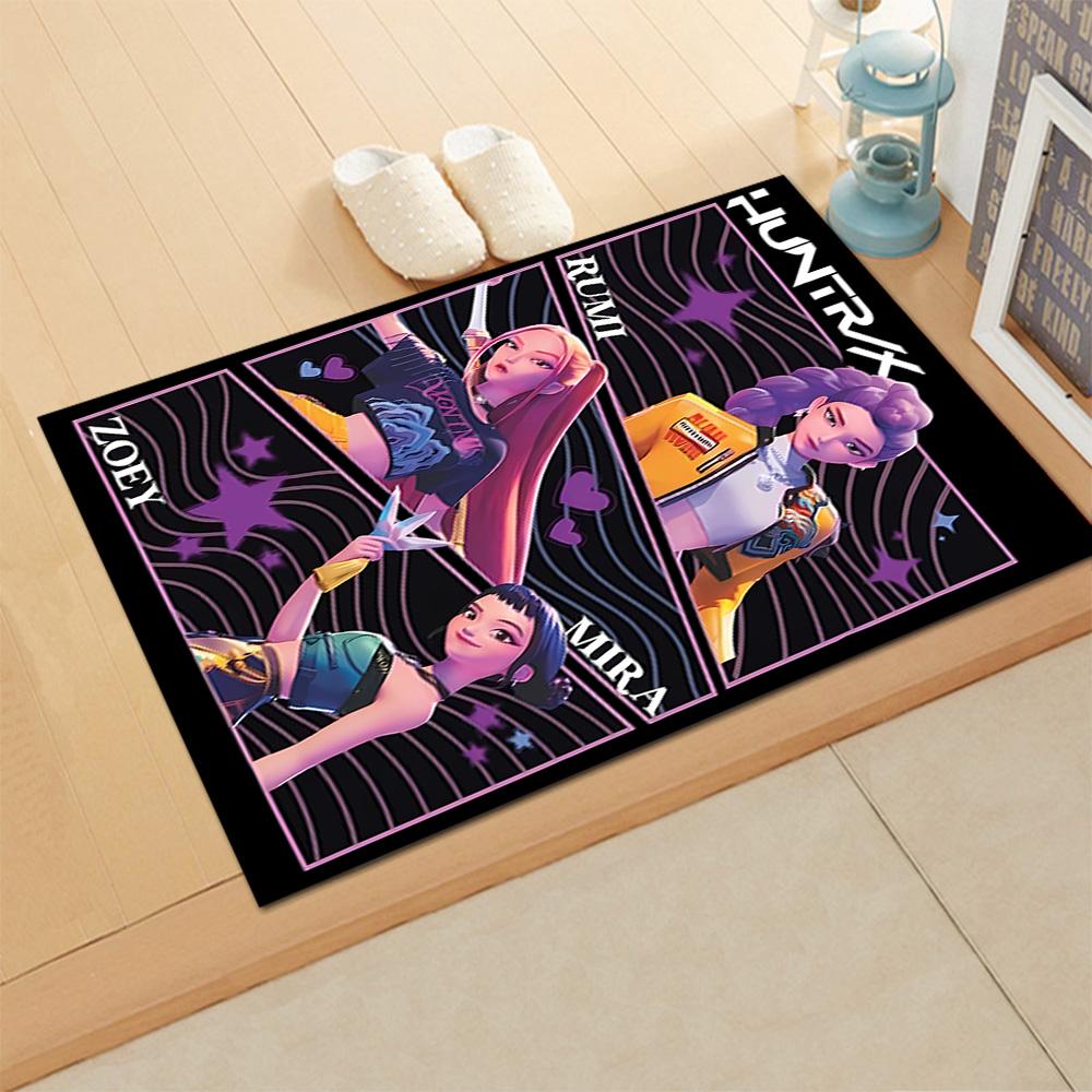 Huntress Heroes And Beast rug for living rooms, bedrooms, home décor, and as gifts.