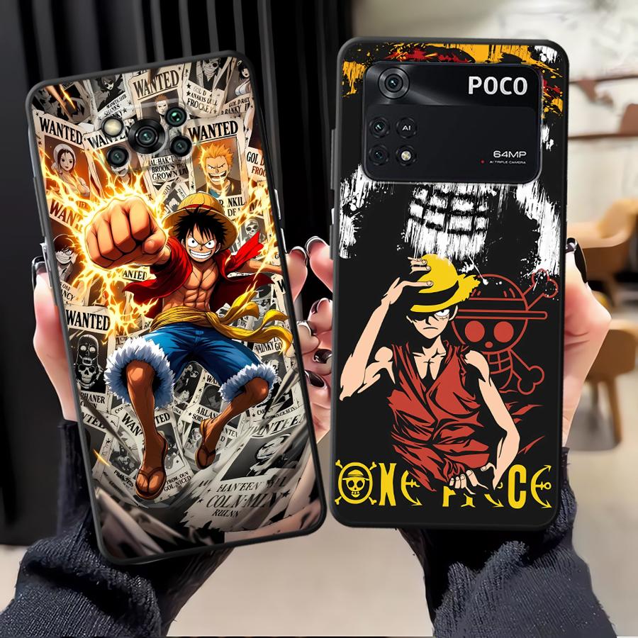 Funda Phone Cover Case for Xiaomi Poco X3 X4 X5 C50 F3 F4 F5 M5 C51 C65 M3 M4 Pro Ones Pieces Luffy