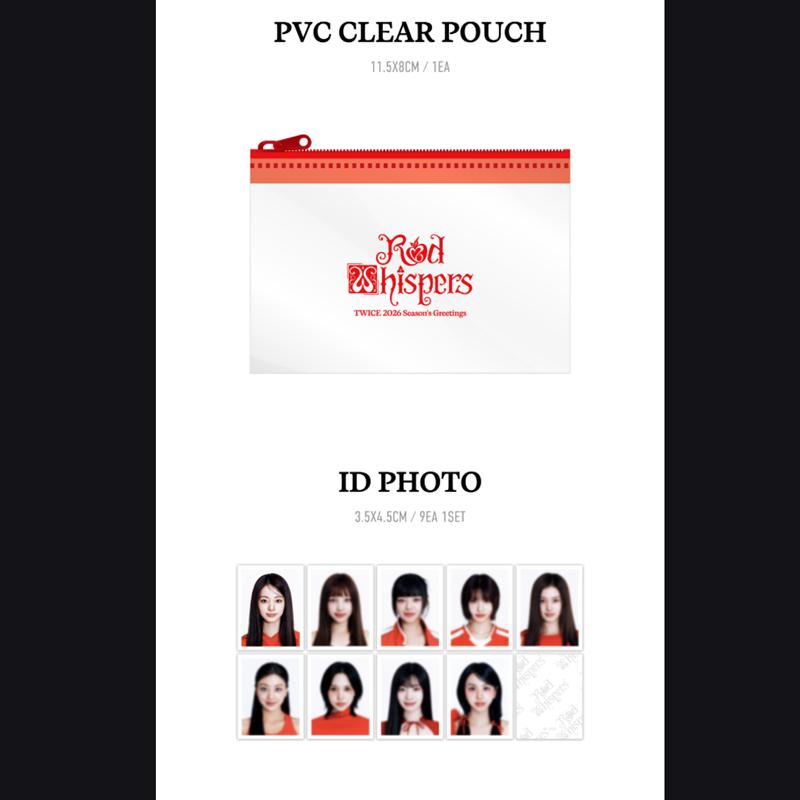 [Pre-order] TWICE-2026 SEASON'S GREETINGS [RED WHISPERS](Online Benefit)