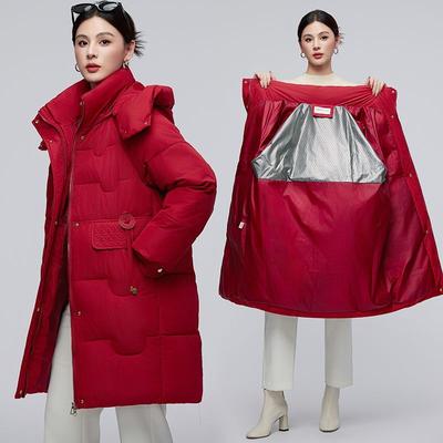 Cappotto Lungo da Donna in Cotone Inverno Moda Coreana Caldo Spesso Imbottito Giacca Vestibilità Ampia Versatile Capospalla Elegante