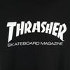 THRASHER Parker XL black Back brushed Men's Used