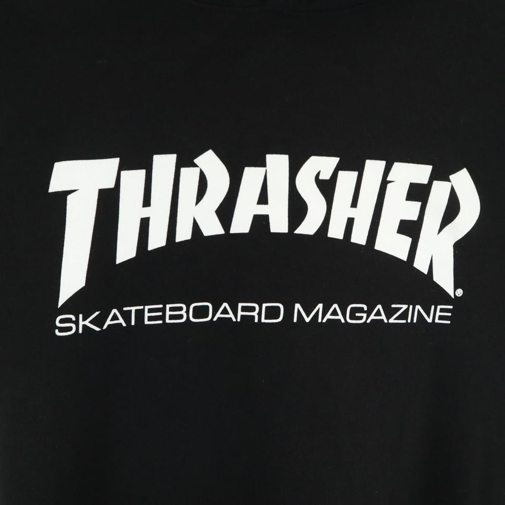 THRASHER Parker XL black Back brushed Men's Used