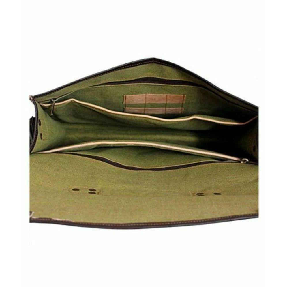 Leather Bag Laptop Messenger Briefcase Satchel Vintage Handmade Men's Genuine