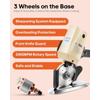 Electric Rotary Fabric Cutter,Octagonal Blade Cloth Cutter Electric Scissors with Automatic Sharpener for Multi Layer Carpet Leather