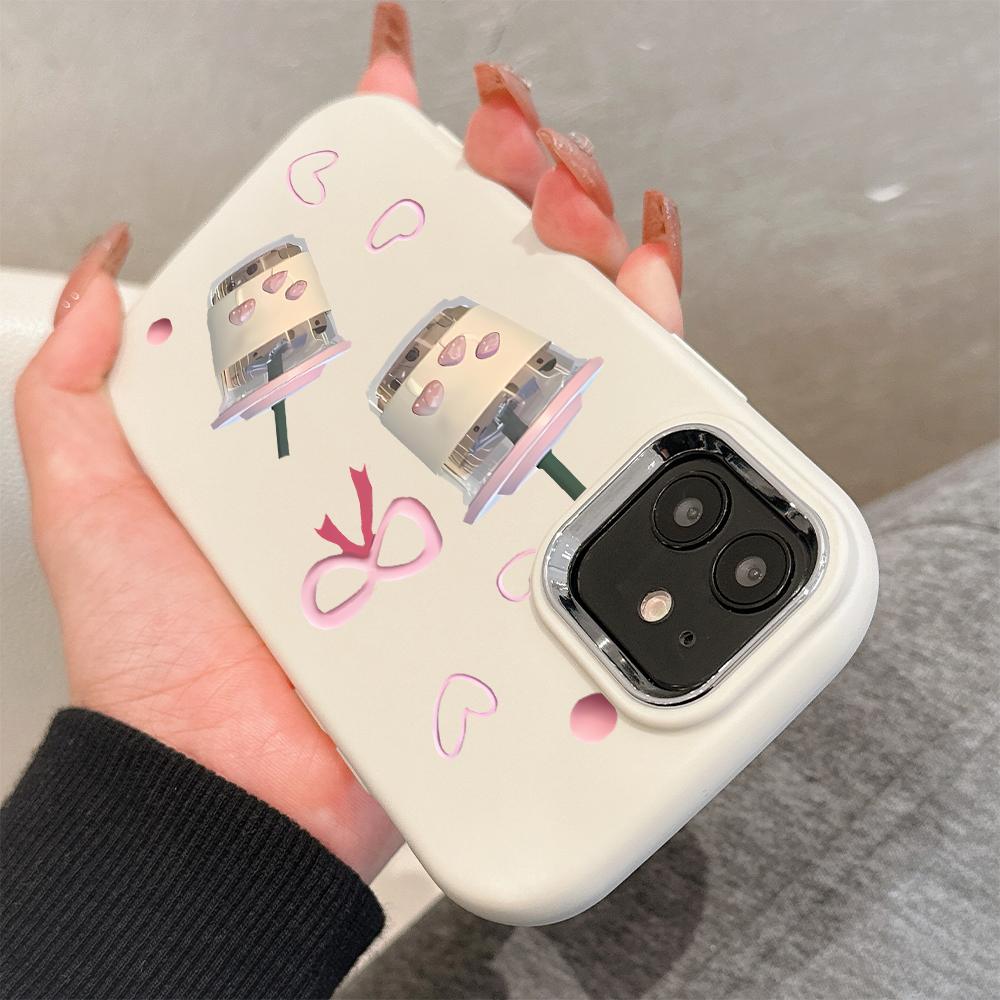 For iPhone 15 14 13 11ProMax 14 15 16 Samsung S25 S24 S23 S22 Redmi 10 13 14C Cartoon Black Cat Silver Edge Soft Liquid Silicone Protective Casing