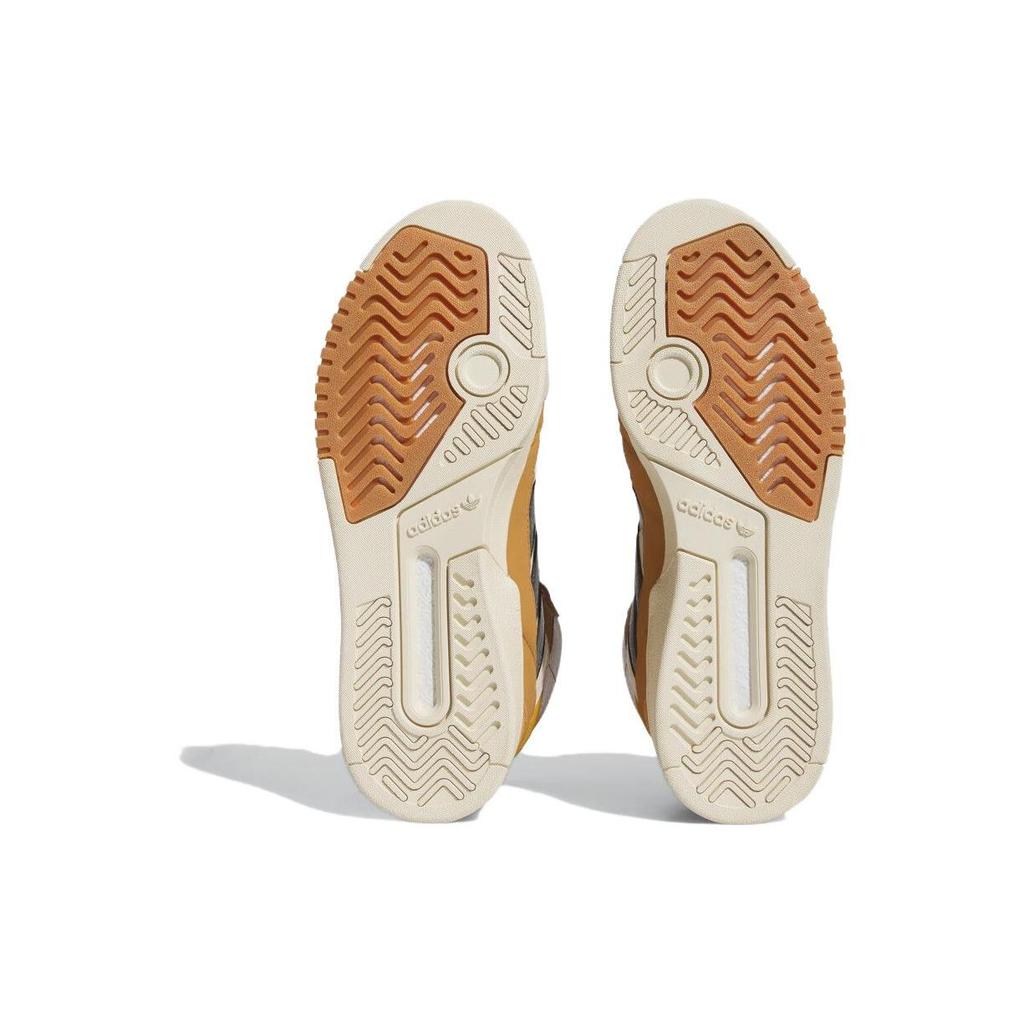 Adidas Originals Drop Step SE Fabric Suede Comfortable Durable Lightweight Mid-Top Sneakers Unisex Sneakers White Yellow IF2646