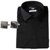 Ensemble chemise habillée et boutons de manchette entièrement sans repassage