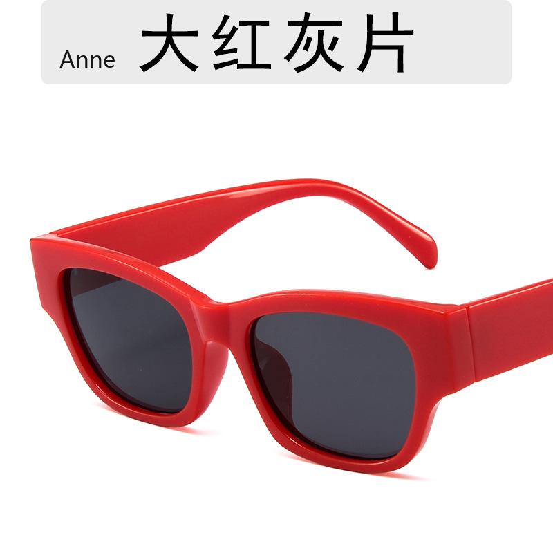 Vintage Gray Square Women Sunglasses   Black Frame Sun Glasses Men Rectangle Shades Eyewear Female Sunnies Oculos UV400