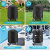 Waterproof Bbq Grill Cover Waterproof Round Charcoal Grill Cover with Drawstring for All-weather Protection Tear for Outdoor
