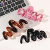 Colorful Grip Wavy Hair Clip Back of Head Clip Hair Clip Updo Shark Clip Hair Accessories
