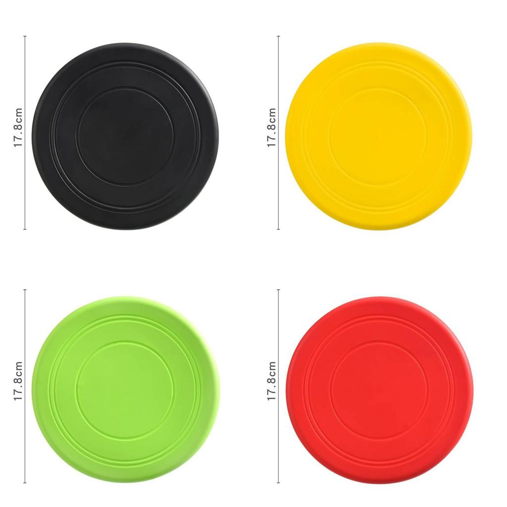 Bite Frisbee Pet Resistant Float Soft Supplies Interactive Toy Multiple Colors
