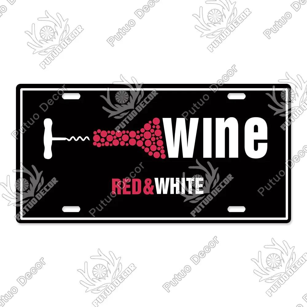 Putuo Decor Bier Metallschild Blechschild Plakette Metall Vintage Nummernschild Dekoration für Bar Pub Man Cave Wohnzimmer Wanddeko