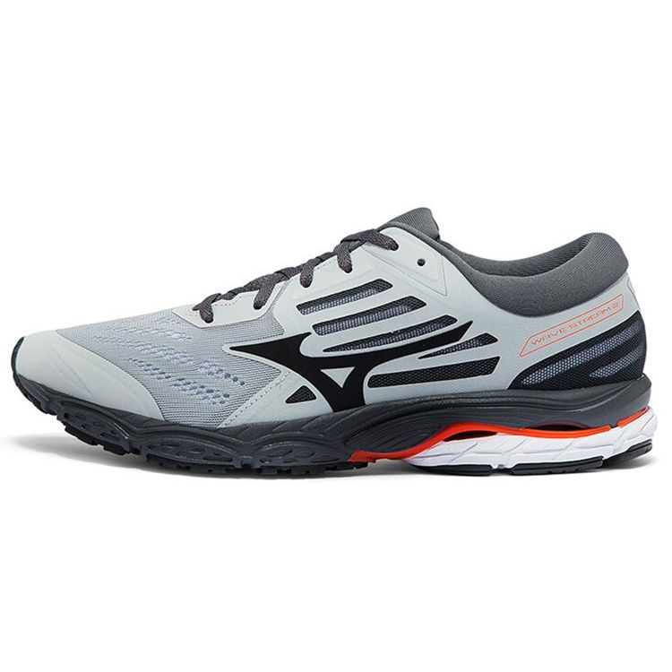 Men s Mizuno Wave Stream 2 Grey Black Red J1GC211910 40