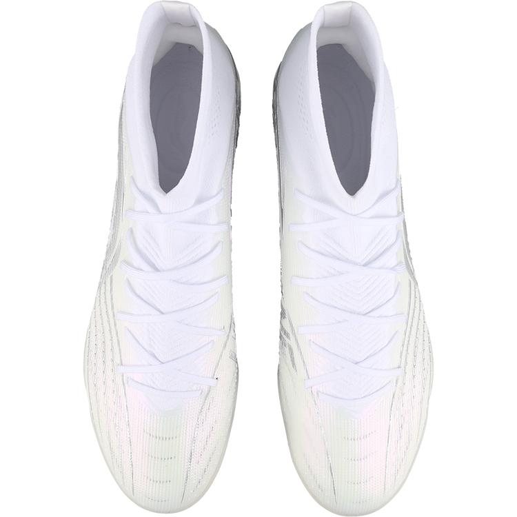 Li Ning Shadow 3.5 Minimalist Classic TF (Rubber Studs) Artificial Turf Shock Absorbing Non-Slip Football Shoes Men Football Shoes Silver YSTV0074