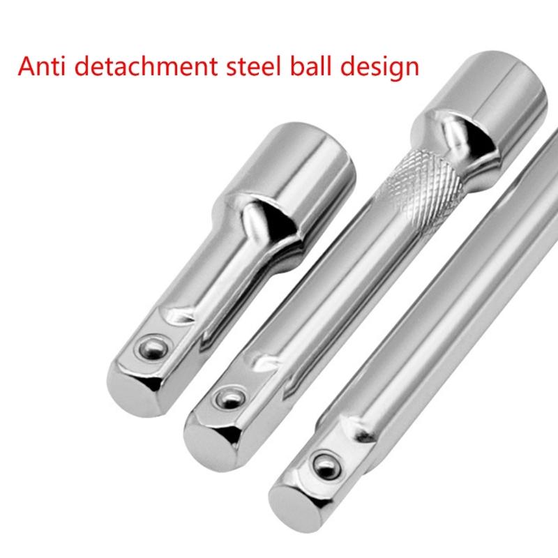 1/2Inch Drives Socket Extension Powerful Force for Compact Area for DIY Enthusiasts Effortless Screw and Nut Fastening