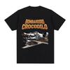 Bombardiro Crocodilo Crocodile Plane Bomber FunnyTshirt Unisex  Casual Cotton Short Sleeve Tee TreetwearLoose