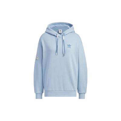 Originals Skate Hoodie With Letter Logo Print Women Hoodie Sky-Blue IW9415