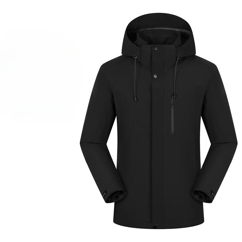 Three-in-one Removable Mountain Climbing Jacket for Men and Women Outdoor Activity Down Jacket Water Resistant and Wind Resistant Couple