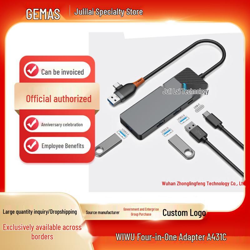 WIWU Link A431C Multi-Port USB Hub