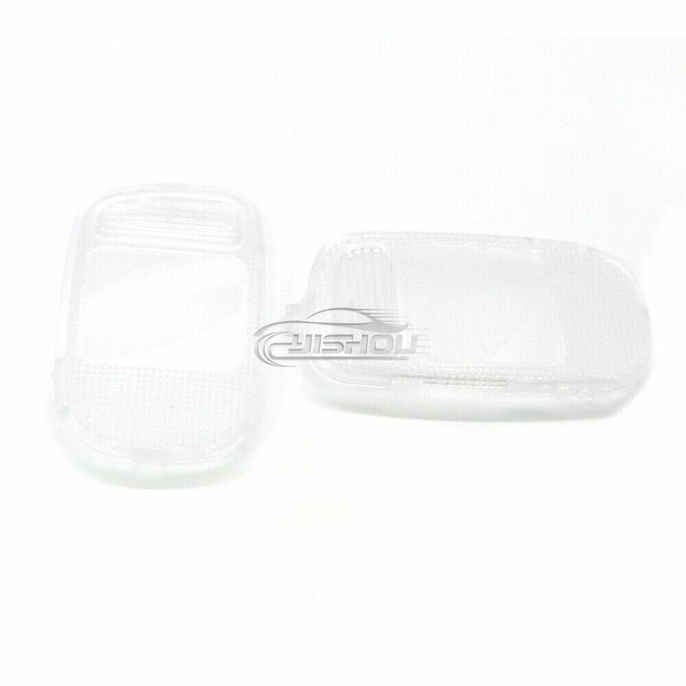 2PCS For 2002-2010 Dodge Ram Overhead Console Dome Reading Light Lamp Lens