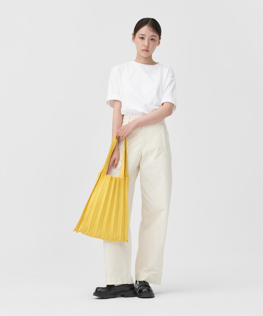 Pleatsmama New Shoulder Bag Yellow