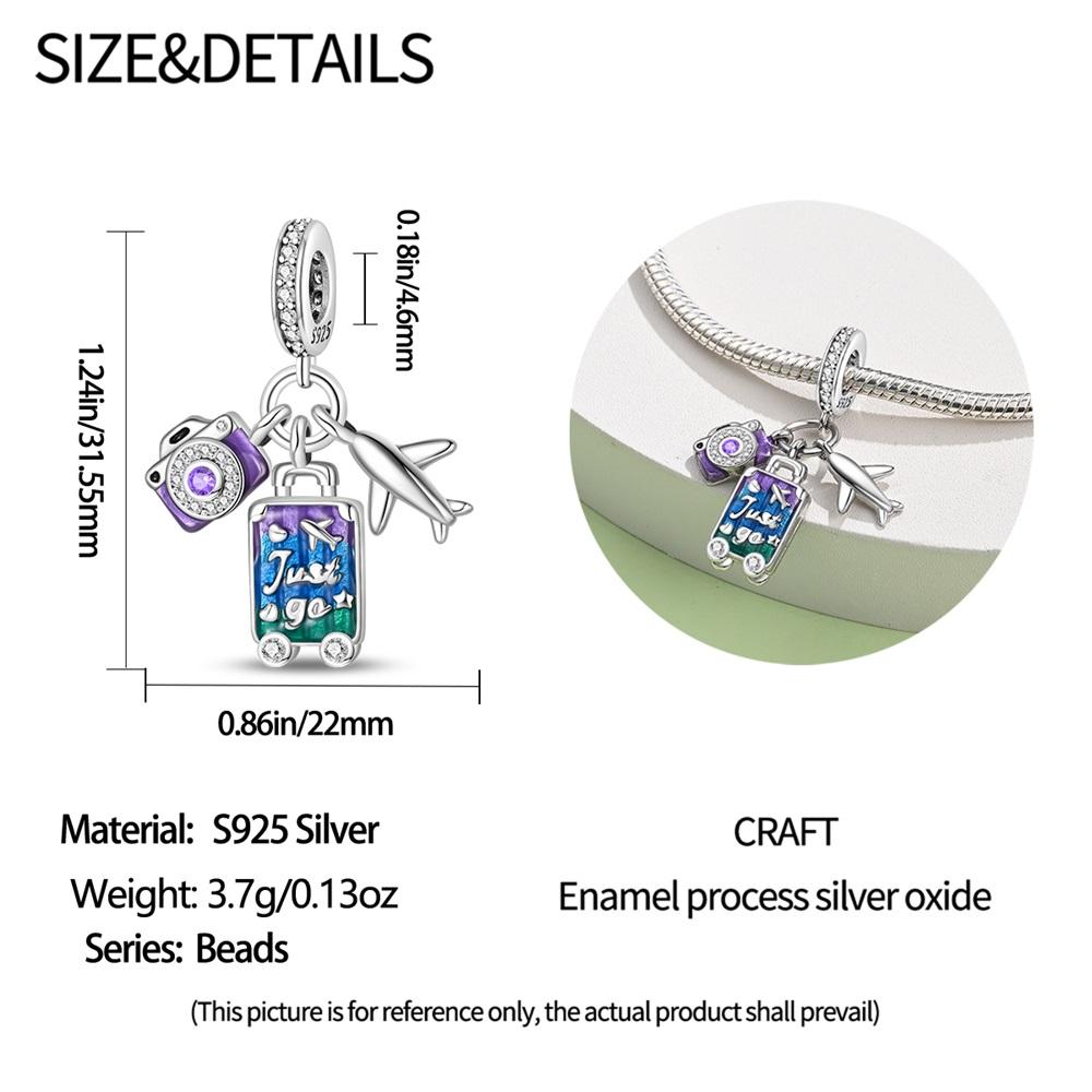 Original Charms Copperbeads Fit Bracelet Women Jewelry Making Diy Gift